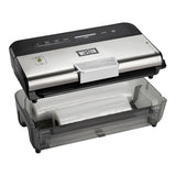 Weston Wet & Dry Sealer 11-in Vacuum Sealer With Date Code Stamp, Black