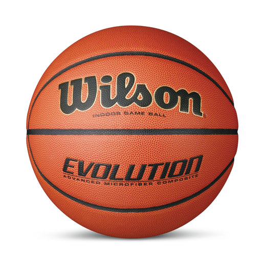 Wilson Evolution Indoor Composite Game Basketball, Official Size 7 (29.5-in)