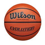 Wilson Evolution Indoor Composite Game Basketball, Size 6, Brown