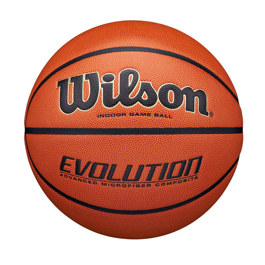 Wilson Evolution Indoor Composite Game Basketball, Size 6, Brown