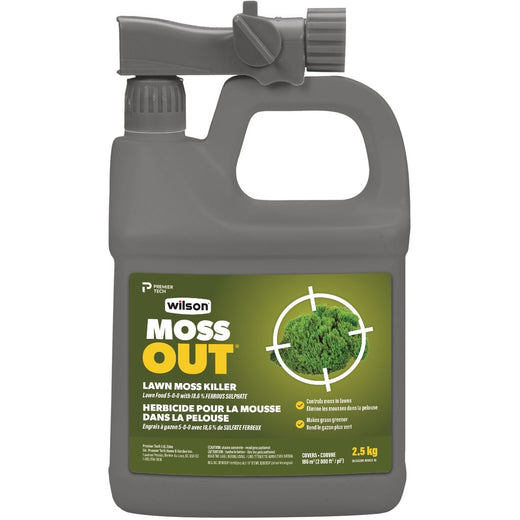 Wilson MossOut Moss Killer with Lawn Food 5-0-0, 2.5-kg