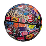 Wilson NBA All Team Retro Classic Composite Leather Basketball, Official Size image 5