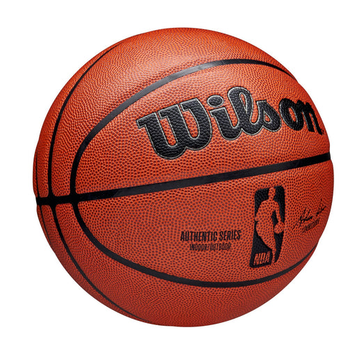 Wilson NBA Authentic Indoor/Outdoor Basketball, Official Size, Brown