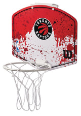 Wilson NBA Toronto Raptors Over-The-Door Mini Basketball Hoop & Net Set withBall