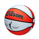 Wilson WNBA Authentic Series Youth Kids' Outdoor Basketball, Size 6 (28.5-in), Orange/White image 3
