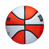 Wilson WNBA Authentic Series Youth Kids' Outdoor Basketball, Size 6 (28.5-in), Orange/White image 5