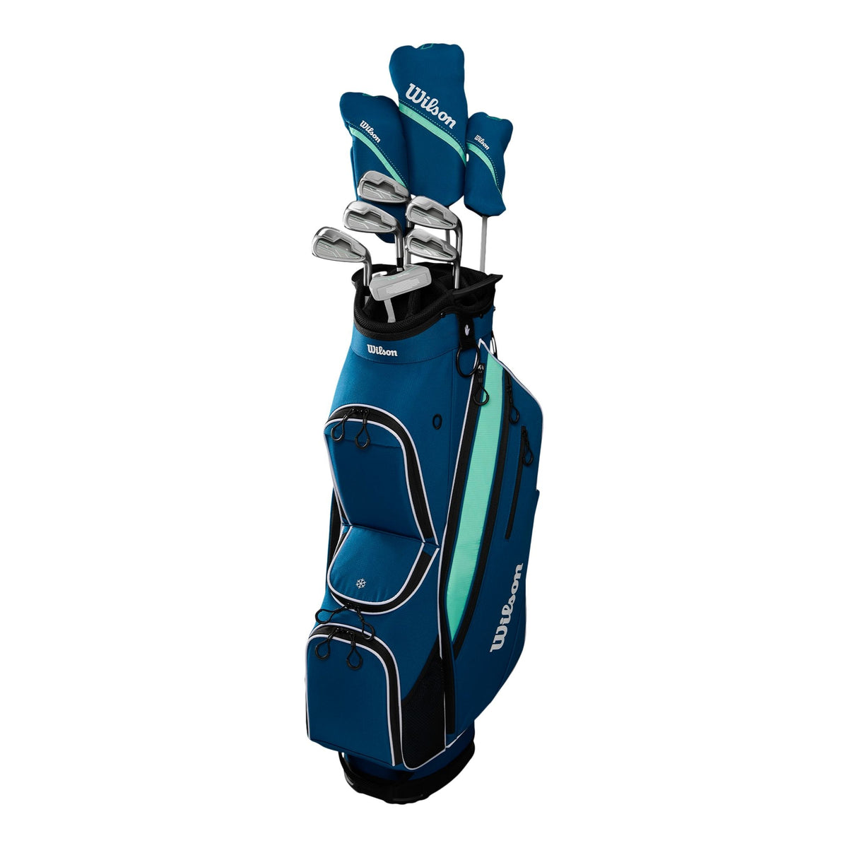 Wilson Women's X-31 Complete Golf Club Set with Golf Bag, Standard Grip