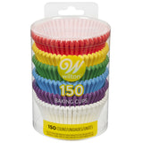 Wilton Paper Baking Cups, Rainbow, 2-in, 150-pk image 2