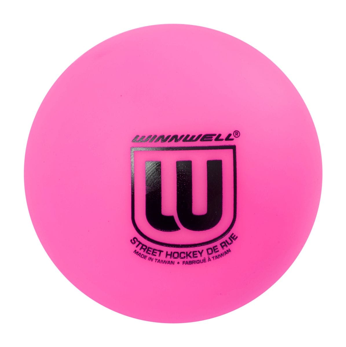 Winnwell Cold Weather Street Hockey Ball, Pink