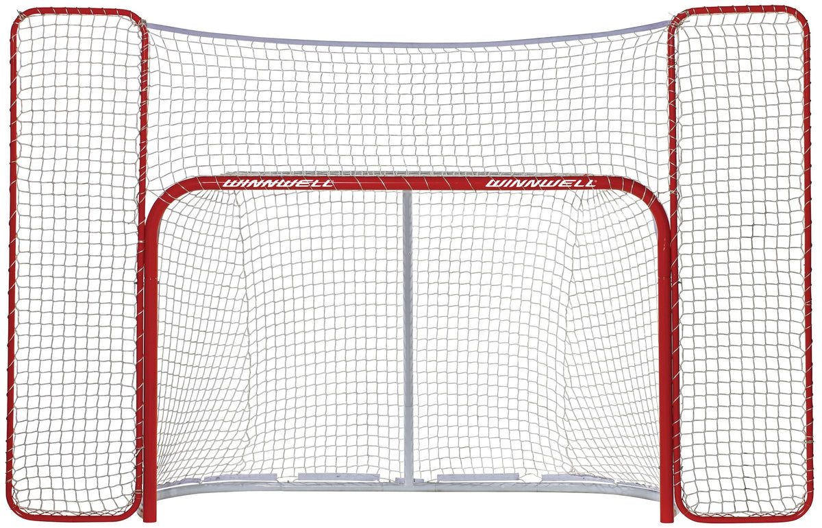 Winnwell Steel Street Hockey Net with Backstop, 72-in