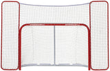 Winnwell Steel Street Hockey Net with Backstop, 72-in