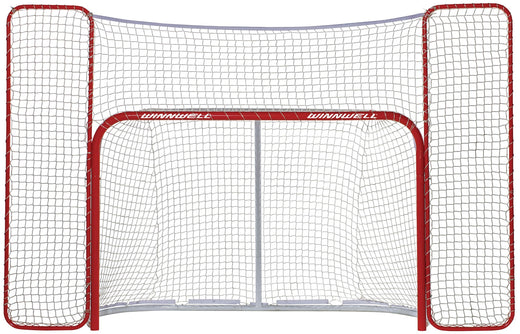 Winnwell Steel Street Hockey Net with Backstop, 72-in