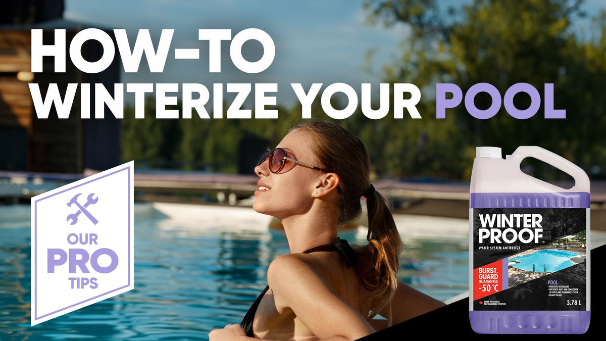 WinterProof - Pool Water System Antifreeze with BurstGuard Guarantee -50°C, 3.78 L