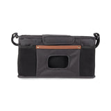 WonderFold Parent Console with 2 Insulated Cupholders, Black