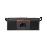 WonderFold Parent Console with 4 Insulated Cupholders, Black