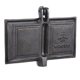 Woods Cast Iron Long Handle Double Camping Cooker/Toaster, 9-in image 2