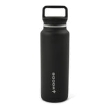 Woods Double Wall Insulated Stainless Steel Portable Reusable Water Bottle with Top Handle, BPA-Free, 50-oz