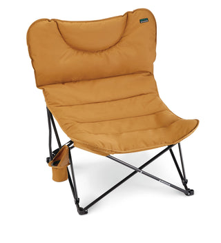 Woods Mammoth Folding Camping Chair with Cup Holder, Dijon