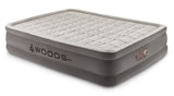 Woods Tritech Double-High Queen Air Mattress with Built-In 120V Pump