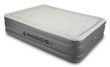 Woods Tritech Memory Foam Double-High Queen Air Mattress with Built-In 120V Pump