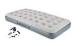 Woods Twin Single-High Inflatable Air Mattress/Airbed, 2-in-1 Pump For AC/Car Outlet, Beige