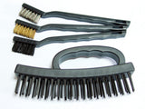 Workpro Carbon Steel Wire Cleaning Brush Set, Removes Paint, Rust & Dirt From Metal, 4-pc image 2