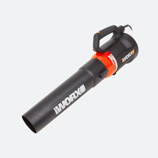 Worx 12 Amp Electric 800 CFM 135 MPH Leaf Blower with Turbine Fan Technology