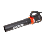 Worx 12 Amp Electric 800 CFM 135 MPH Leaf Blower with Turbine Fan Technology image 2