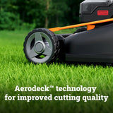 Worx 40V Nitro PowerShare 3-in-1 Self-Propelled 21-in Lawn Mower image 6