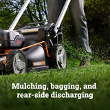Worx 40V Nitro PowerShare 3-in-1 Self-Propelled 21-in Lawn Mower image 8
