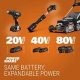 WORX Cordless 3-Speed Jobsite Blower, 160-mph (Tool Only) image 2