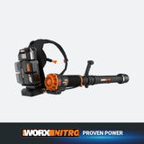 Worx Nitro 80V 800CFM Cordless Brushless Backpack Leaf Blower image 4