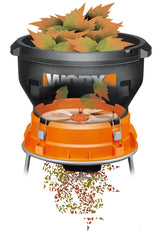 Worx WG430 13 Amp Electric Leaf Mulcher/Shredder, 13-in image 2