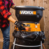 Worx WG430 13 Amp Electric Leaf Mulcher/Shredder, 13-in image 3