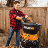 Worx WG430 13 Amp Electric Leaf Mulcher/Shredder, 13-in image 5