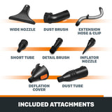 WORX WG545.9 20V Power Share Cordless Air Leaf Blower/Sweeper, Tool Only image 5