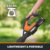 WORX WG545.9 20V Power Share Cordless Air Leaf Blower/Sweeper, Tool Only image 6