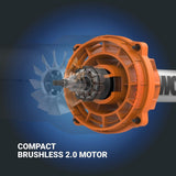 WORX WG585.9 Nitro 40V Power Share LeafJet Cordless, Brushless Leaf Blower, Tool Only image 6