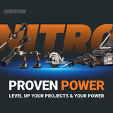 WORX WG585.9 Nitro 40V Power Share LeafJet Cordless, Brushless Leaf Blower, Tool Only image 7