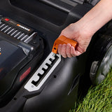 Worx WG737 Nitro 40V PowerShare 2-in-1 Brushless Cordless Push Poly Mower, 16-in with (2) PowerShare Pro 4.0Ah Batteries image 7