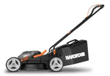 WORX WG779 40V Power Share Cordless Mulching Poly Lawn Mower, 14-in image 2