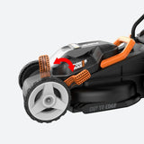 WORX WG779 40V Power Share Cordless Mulching Poly Lawn Mower, 14-in image 4