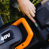 WORX WG779 40V Power Share Cordless Mulching Poly Lawn Mower, 14-in image 8