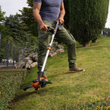 Worx WG934 Power Share 2x20V 2-in-1 Combo Kit, WG779 40V Cordless Mower, 14-in + WG163.9 20V Cordless Grass Trimmer/Edger, 12-in image 8