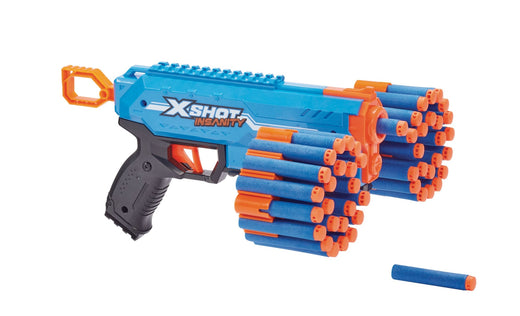 X-Shot Insanity S1 Maniac Dart Pistol with Accessories, 36-Darts, Ages 8+