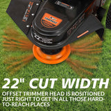 Yardmax 22 in. 170cc Gas Walk Behind String Trimmer Mower image 4