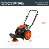 Yardmax 22 in. 170cc Gas Walk Behind String Trimmer Mower image 6
