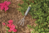 Yardworks 11-in Stainless-Steel Hand Cultivator with Rubber Handle image 2