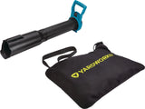 Yardworks 12 Amp 400CFM Electric Leaf Blower/Vacuum, Black image 3