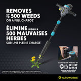 Yardworks 20V Cordless Lawn Weeder, with PWR POD 2.0Ah Battery and Charger image 8